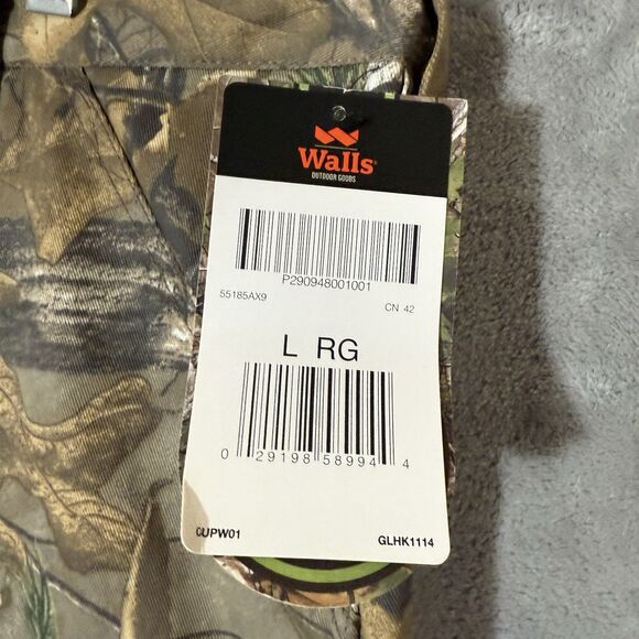 NWT Walls Camouflage Pants Mens L Camo Realtree Hunting Adjustable Leg Outdoor - Picture 3 of 12